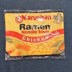 Ramen Noodle Soup Cosmetic Bag - Yellow